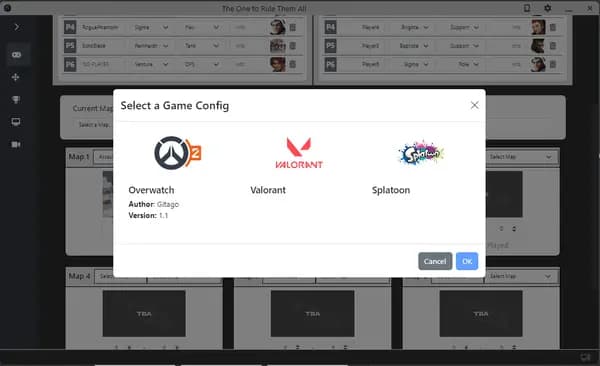 Custom esports graphics and overlay configuration