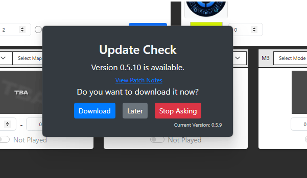 Automatic Update Window